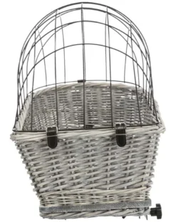 TRIXIE Cestino per bicicletta con griglia 35 × 49 × 55 cm