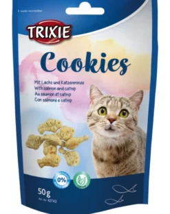 TRIXIE Cookies con salmone e catnip 50 g
