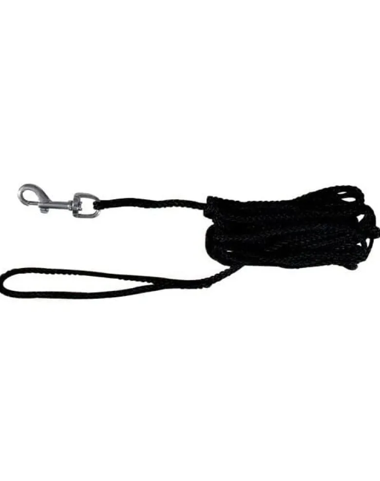 TRIXIE Corda di nylon 15 m nera