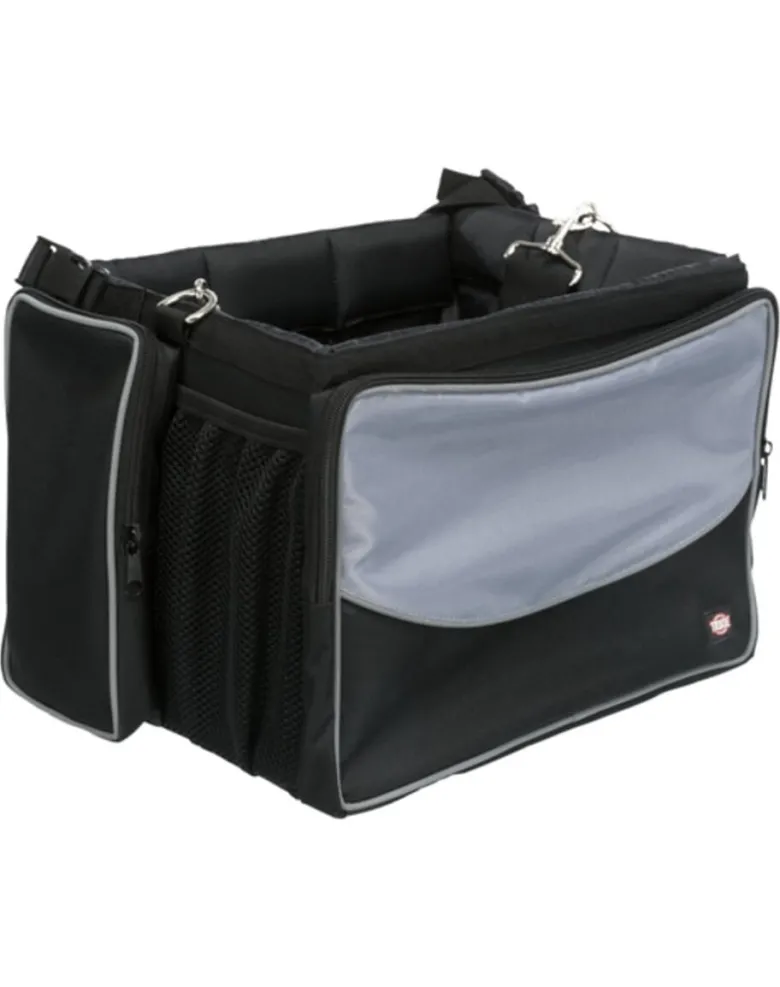 TRIXIE Front-Box per cani, nero/grigio, 41 × 26 × 26 cm