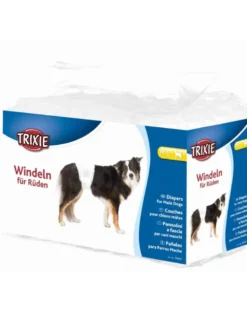 TRIXIE Pannolini a fascia per cani maschi M–L: 46–60 cm 12 pz