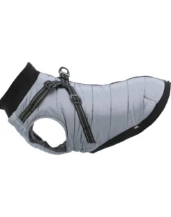 TRIXIE Pontis Cappottino con pettorina S 36 cm grigio