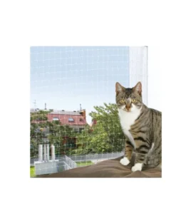 TRIXIE Rete di protezione in nylon bianco 8 x 3 m