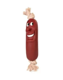TRIXIE Salsiccia in vinile con cordoncino 11 cm