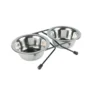 TRIXIE Supporto per ciotola 2 x 1,8 l