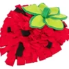 TRIXIE Tappeto olfattivo per cavie e conigli fragola rossa 33 × 40cm