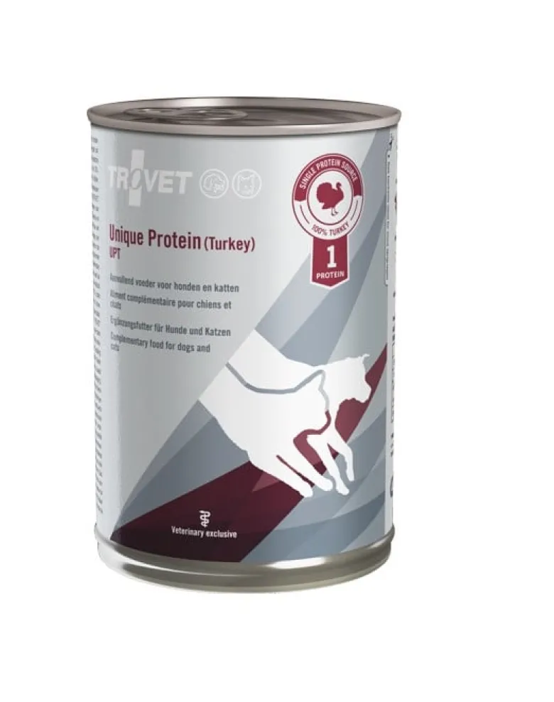 TROVET Unique Protein Turkey UPT 400g per cani e gatti