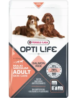 VERSELE-LAGA Adult Skin Care Medium & Maxi - Alimento per adulti per cani di taglia media e grande con pelle sensibile 12,5 kg
