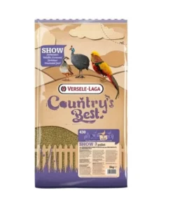 VERSELE-LAGA Country's Best Show 3 Pellet 5kg 3mm pellet per uccelli ornamentali a partire da 13 settimane di vita