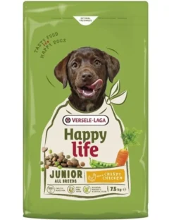 VERSELE-LAGA Happy Life Junior con Pollo 7,5kg cibo per cuccioli e cani giovani con pollame
