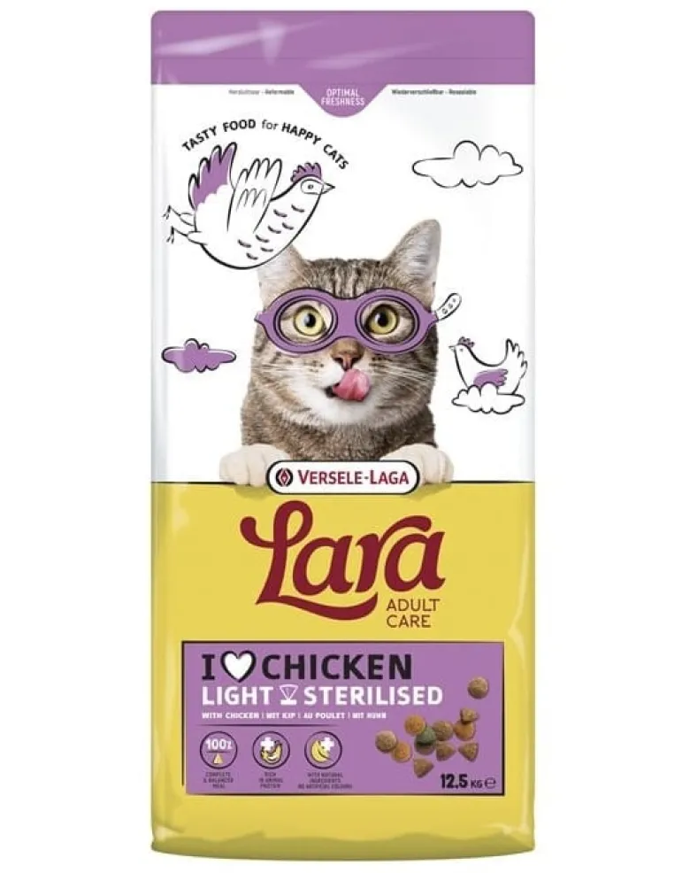 VERSELE-LAGA Lara Adult Light Sterilized 12,5 kg cibo per gatti sterilizzati
