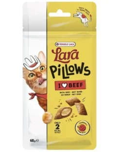 VERSELE-LAGA Lara Snack Pillows with Beef Hairball Control 60g snack per il controllo delle palle di pelo