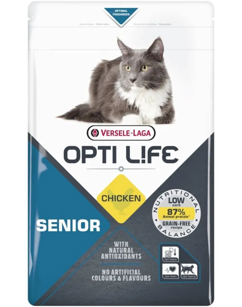 VERSELE-LAGA Opti Life Cat Senior Chicken 1 kg per gatti anziani