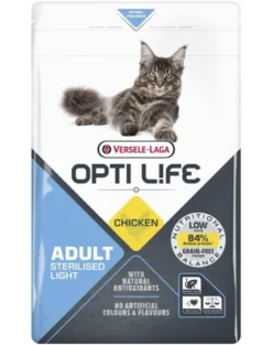 VERSELE-LAGA Opti Life Cat Sterlised/Light Chicken 1 kg per gatti sterilizzati