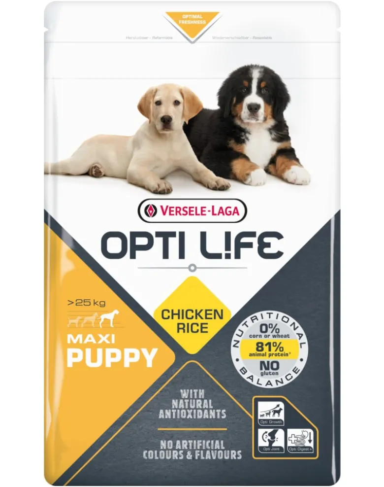 VERSELE-LAGA Puppy Maxi - Cibo per cuccioli di razze grandi e giganti Pollame 12,5 kg