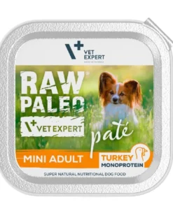 VETEXPERT cibo umido Raw Paleo Pate Adult Mini Turkey