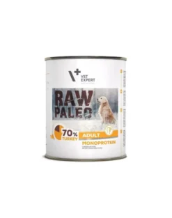 VETEXPERT RAW PALEO Adult turkey 800g cibo umido per tacchino