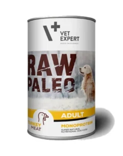 VETEXPERT RAW PALEO Adult turkey 400g cibo umido tacchino