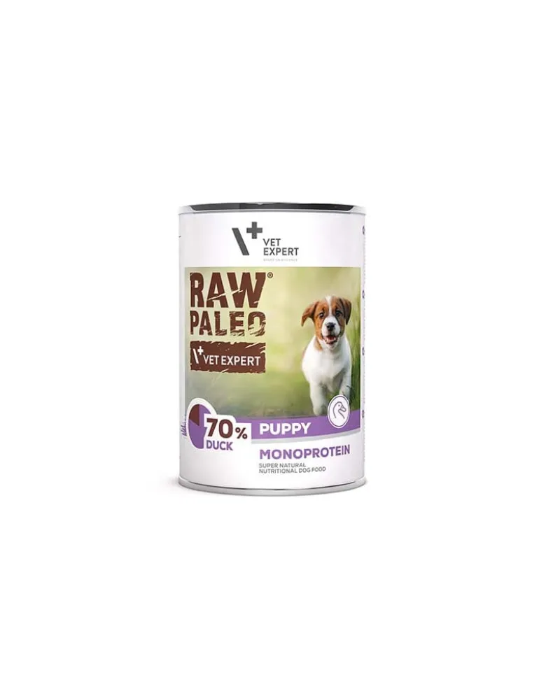 VETEXPERT Raw Paleo Anatra/Duck Puppy per cuccioli 400g