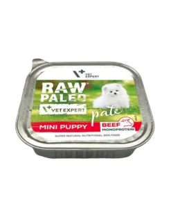 VET EXPERT RAW PALEO Pate Puppy Mini Beef 150 g patè per cuccioli manzo