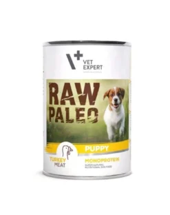 VETEXPERT RAW PALEO Puppy turkey 400g cibo umido per cuccioli tacchino