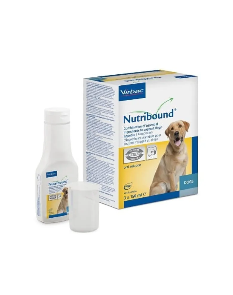 VIRBAC Nutribound Dog 3x150ml soluzione orale per cani in convalescenza