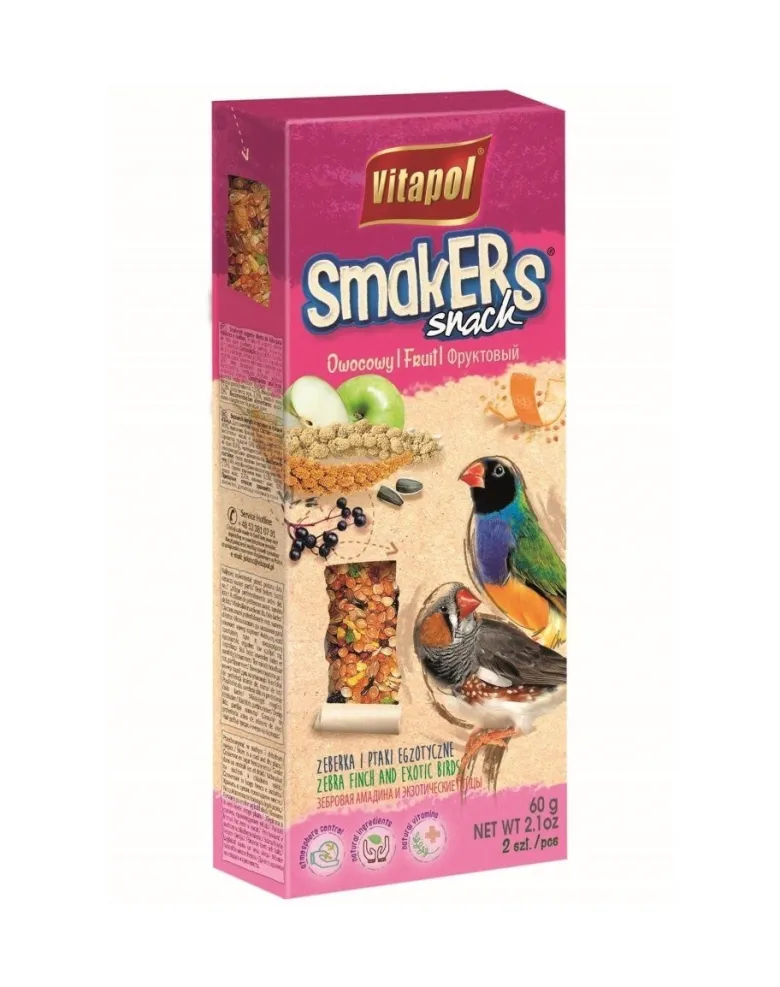 VITAPOL Smakers per fringuelli zebrati - fruttato