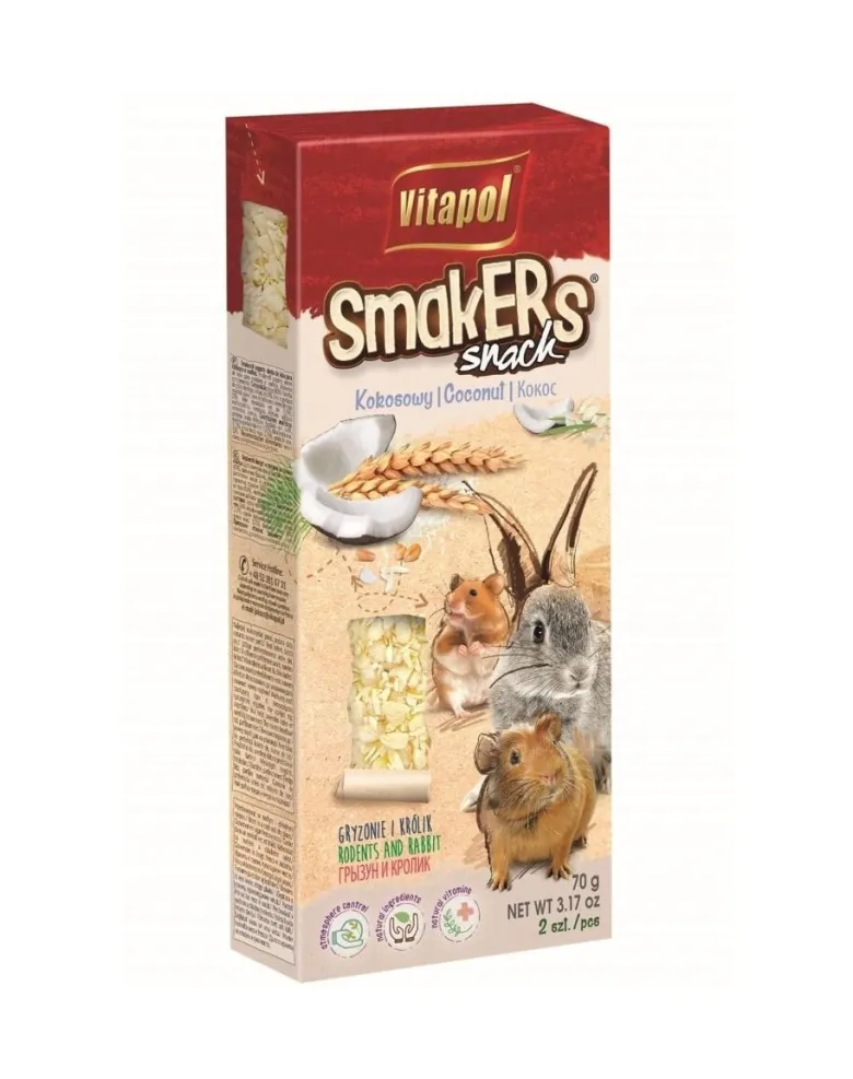 VITAPOL Smakers per roditori - cocco 2 pz.