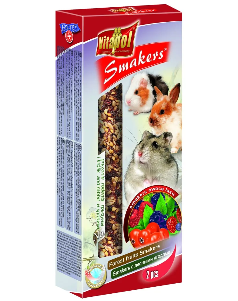 VITAPOL Smakers per roditori - frutti di bosco