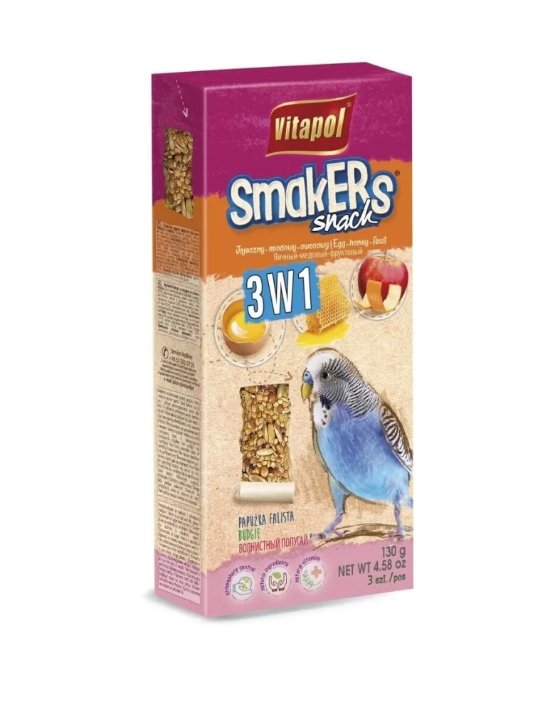 VITAPOL Smakers triplo per pappagalli 130 g