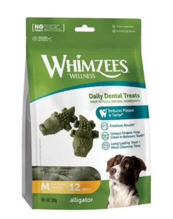 WHIMZEES Alligator snack dentale M 12 pezzi