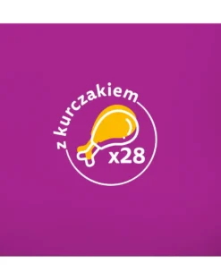 WHISKAS Adult in bustina 85g Alimento umido con pollo in gelatina per gatti adulti