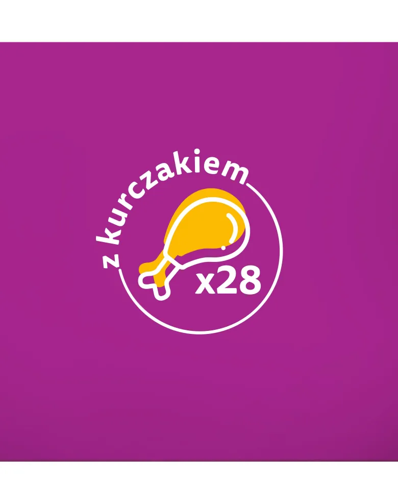 WHISKAS Adult in bustina 85g Alimento umido con pollo in gelatina per gatti adulti