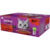 WHISKAS Adult Pasti Classici in bustina 80x85g cibo umido completo per gatti adulti in salsa pezzi di manzo, pollo, agnello, pollame