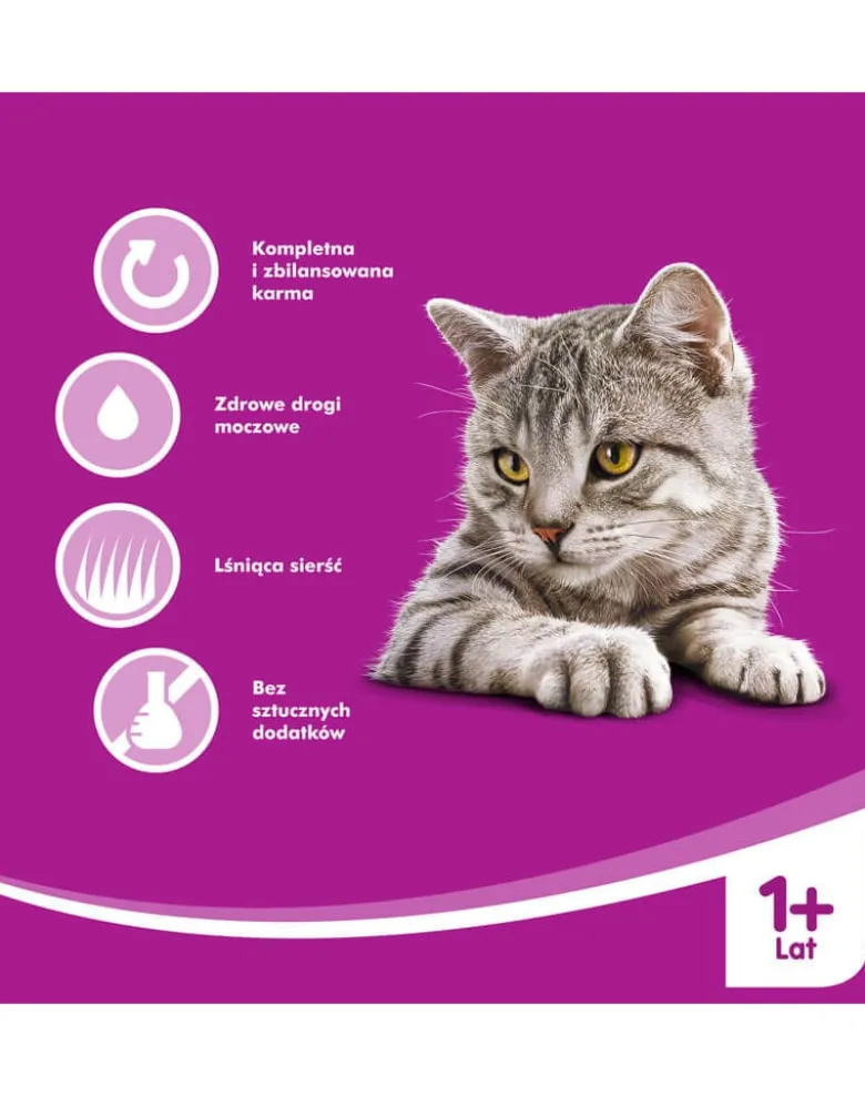 WHISKAS Cibo umido con tonno in gelatina 24x400g