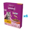 WHISKAS Junior 6x300g alimento secco completo con delizioso pollo per gattini