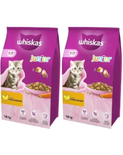 WHISKAS Junior 2x14kg