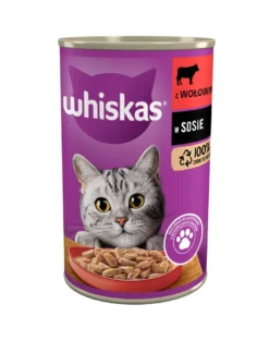 WHISKAS 1+ Manzo in salsa 400 g