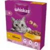 WHISKAS Senior 800g cibo secco con delizioso pollo per gatti anziani
