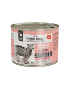 WIEJSKA ZAGRODA Monoproteico Agnello cibo umido per gatti 200 g