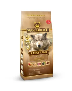 WOLFSBLUT Range Lamb Adult per cani con agnello e riso integrale 12,5 kg