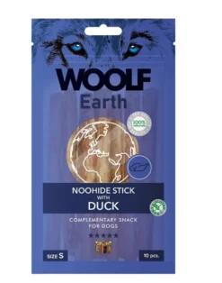 WOOLF Earth Noohide Stick with Duck 90g bastoncini di anatra