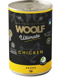 WOOLF Ultimate Adult Dog Chicken with Sage 400g cibo umido per cani con pollo e salvia