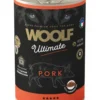 WOOLF Ultimate Adult Dog Pork and Linseed Oil 400g cibo umido per cani con carne di maiale e olio di semi di lino