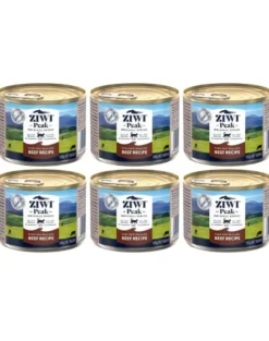 ZIWIPEAK Cat Beef Manzo 6x185 g