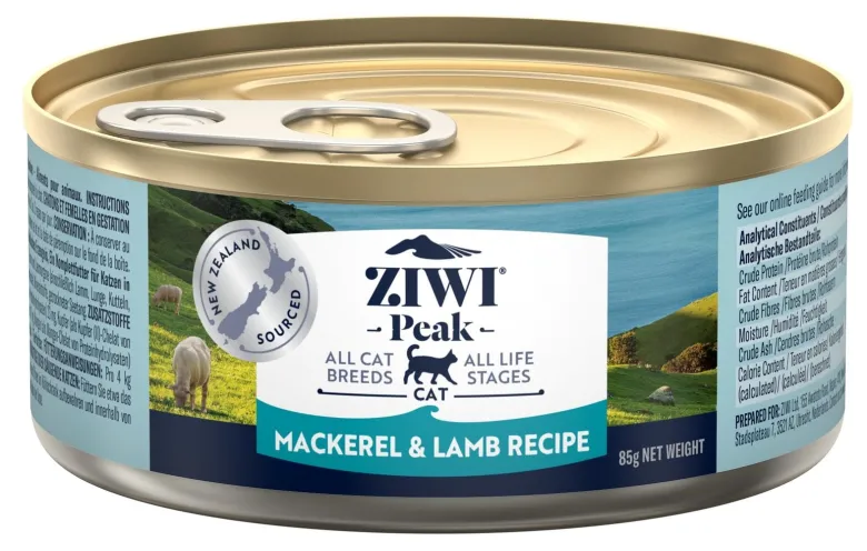 ZIWIPEAK Cat Mackerel&Lamb Sgombro e agnello 6x85 g