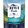 ZIWIPEAK Dog Mackerel&Lamb Sgombro e agnello 6x390 g