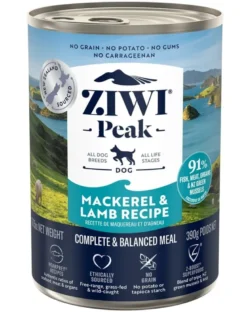 ZIWIPEAK Dog Mackerel&Lamb Sgombro e agnello 6x390 g