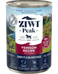 ZIWIPEAK Dog Venison Selvaggina 12 x 390 g