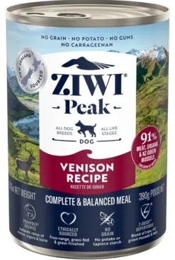 ZIWIPEAK Dog Venison Selvaggina 6 x 390 g